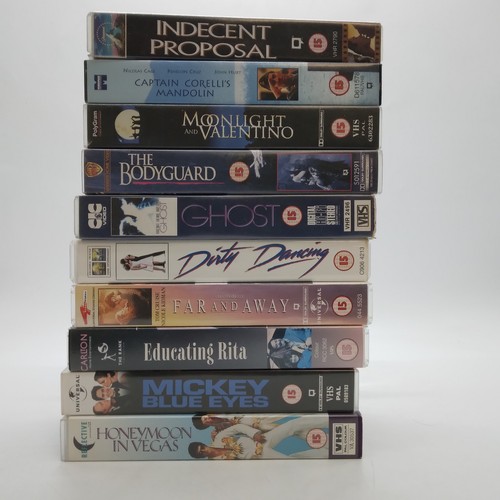 Job lot vhs cassettes x10 - vhs,