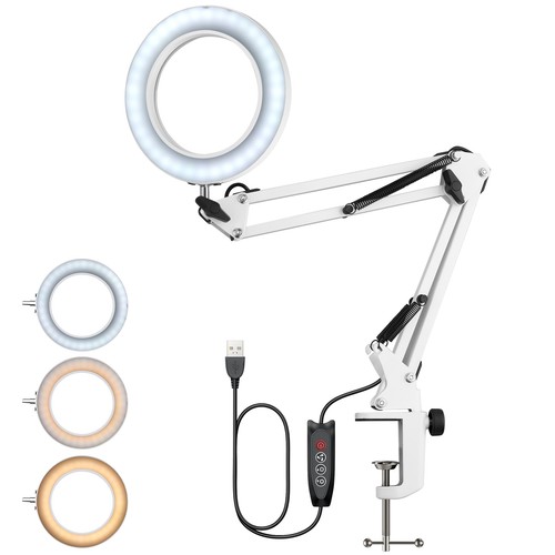 Led magnifier glass - 8x,