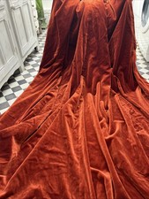 Vintage Velvet Curtain, Single, 102 "W x 85"L