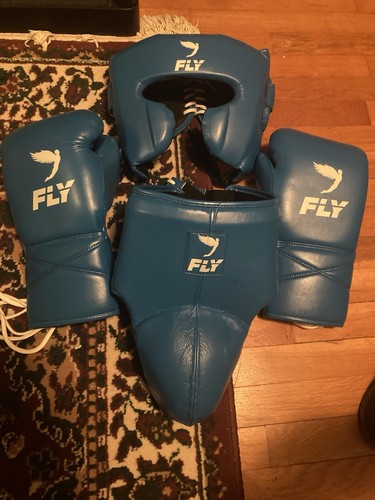 Fly sparring set blue see - sparring,