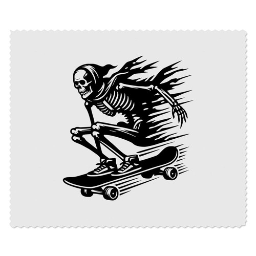Skeleton on skateboard - 2,