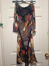 Brown Dress With Waist Tie