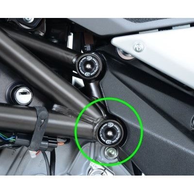 Frame plugs black single - r&g,
