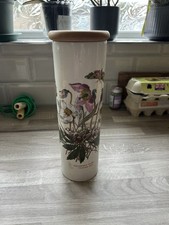 Portmeirion Botanic Garden Christmas Rose Spaghetti Jar 29cm Tall