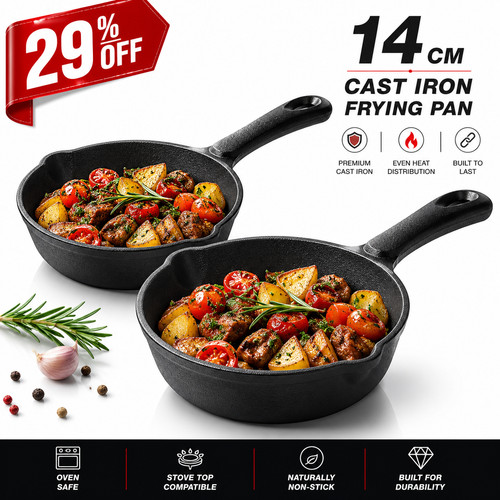 Cast iron frying pan - iron,