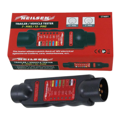 Neilsen trailer socket tester - socket,