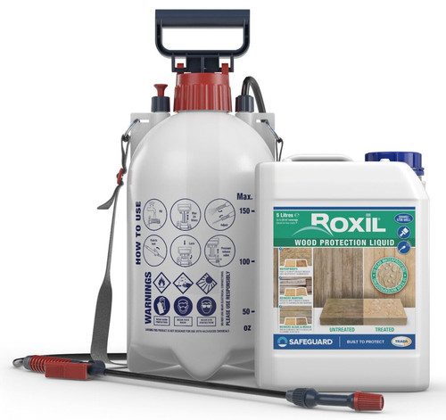 Roxil wood waterproofing - wood,