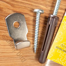 SMALL HEAVY DUTY HOOKS 1-100pk MINI Picture Mirror Hanger Max 15kg Masonry Wood