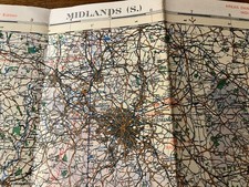 Vintage map - RAF(WAR) 2nd