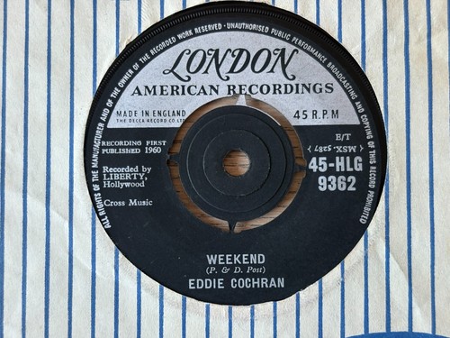 Eddie cochran weekend - cochran, 7"