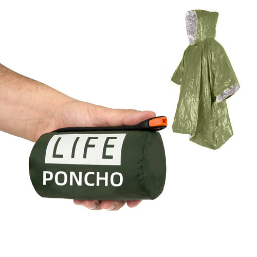 Life poncho emergency survival - life,