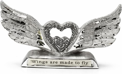 Crushed diamond angel - angel, wings
