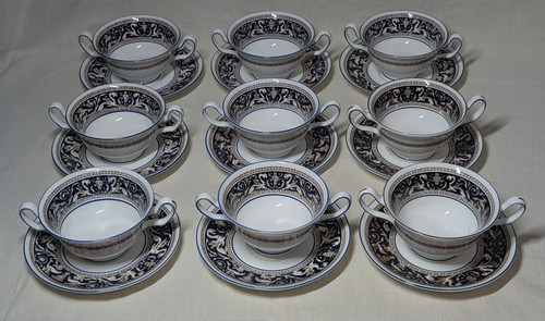 Wedgwood florentine navy - x,