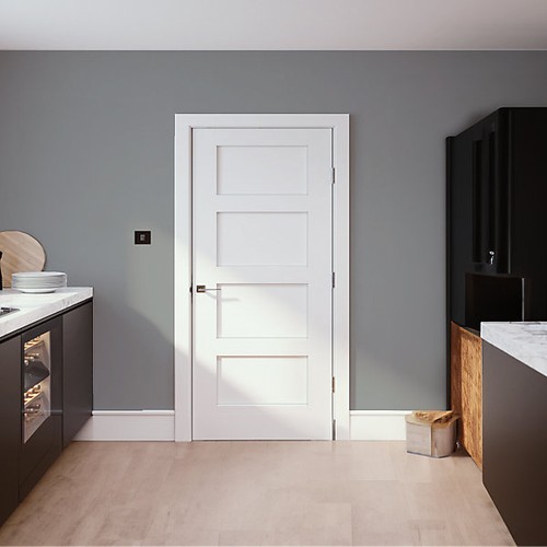 White shaker internal pine - internal,