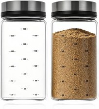 2 PCS Salt Shaker with Lid