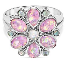 Sajen Silver Opal Doublet Ring