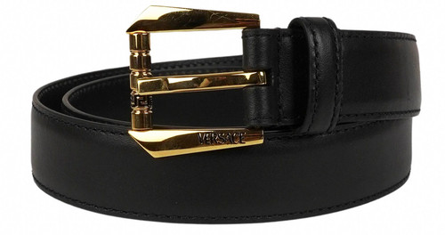 Versace leather belt - versace,