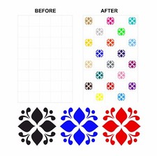 Mosaic Tile Stickers Transfers