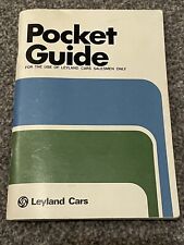 BL BRITISH LEYLAND SALESMAN'S POCKET GUIDE Austin MG Jaguar Rover Triumph 1978