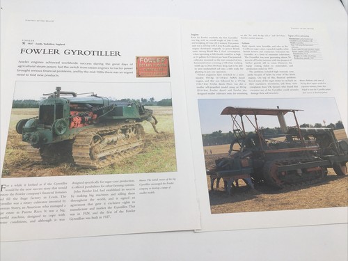 1927 fowler gyrotiller vtg - 1927,