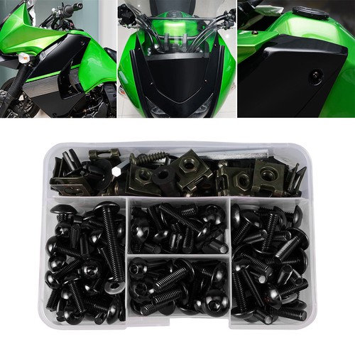 Black motorcycle fairing - black,