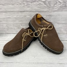 Fuch Leather German Traditional Bavarian Side Tie Shoes Oktoberfest Size 6 PCA