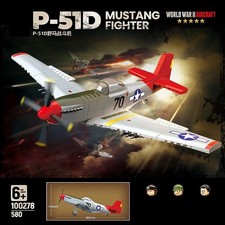 580pcs p-51D Mustang Fighter