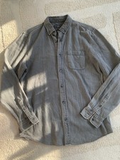 Grey Denim Shirt Primark Size