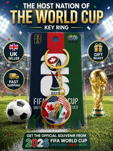 World cup 2026 keyring - world,