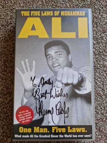 Henry cooper signed muhammad - henry,
