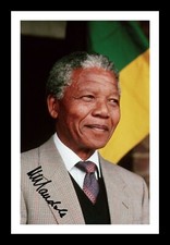 Nelson mandela autographed - mandela,
