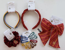 CLAIRE'S HARRY POTTER HOGWARTS HAIR ACCESSORIES CLIPS HEADBANDS SCRUNCHIE BUNDLE
