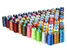 OVERLOCKING THREAD POLYESTER INDUSTRIAL SEWING MACHINE 120s 5000 YARD CONES