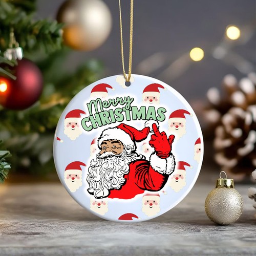Ceramic decoration merry - ceramic, decoration-merry