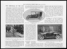 1912 MOTOR CARS BIKES 2 Seater Brasier Car Talbot Limousine Rudge Machine (335)