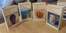 4 x Observer's book bundle Glass, Sea & Seashore,Pottery& Porcelain and Cacti VG