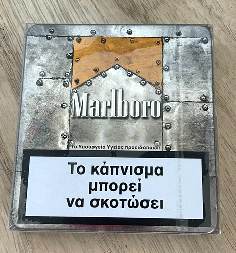 Vintage marlboro cigarette tin - marlboro,