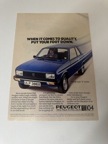 Original vintage 1981 peugeot - vintage,