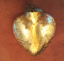 Vintage Kugel Gold Heart