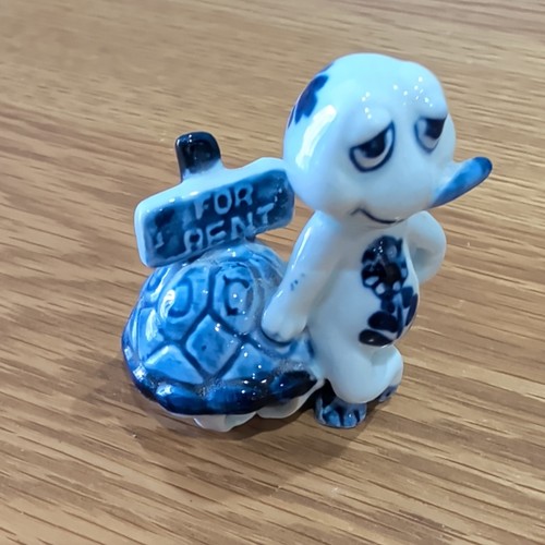 Vintage blue white - blue, delft