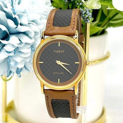 Tissot stylist quartz gold - tissot,