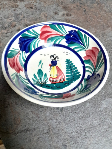 Small decorative quimper bowl - quimper,