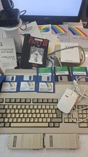 Commodore Amiga A500 Computer Over 80+ Demo Disks Manuals Mouse Joystick  PRD