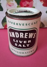 Vintage Andrews Liver Salt Effervescent Laxative Tin