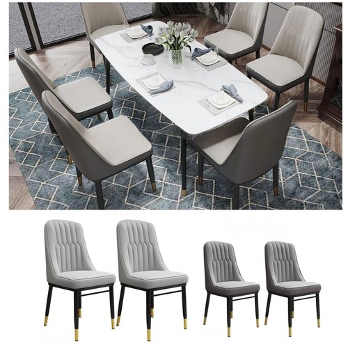 Dining chairs faux leather - faux,