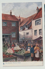 Tuck Oilette Postcard, The Market, Whitby, Yorks