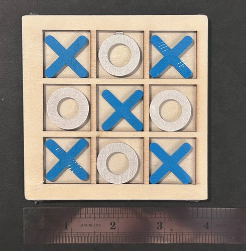 Small wooden tic - toe, board