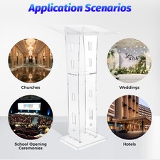 Podium Curved Pedestal Church