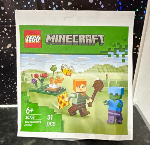 Lego minecraft alex campfire - minecraft, alex's