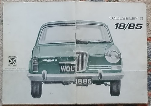 Wolseley motor car - ii, 18/85